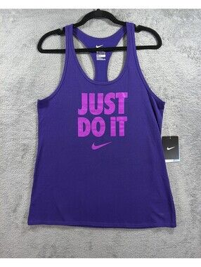 Nike Dri-Fit Purple Athletic Tank Top Size Large